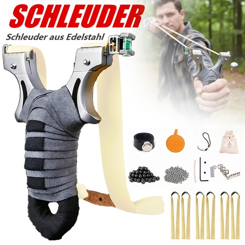Profi steinschleuder set mit - steinschleuder, -set